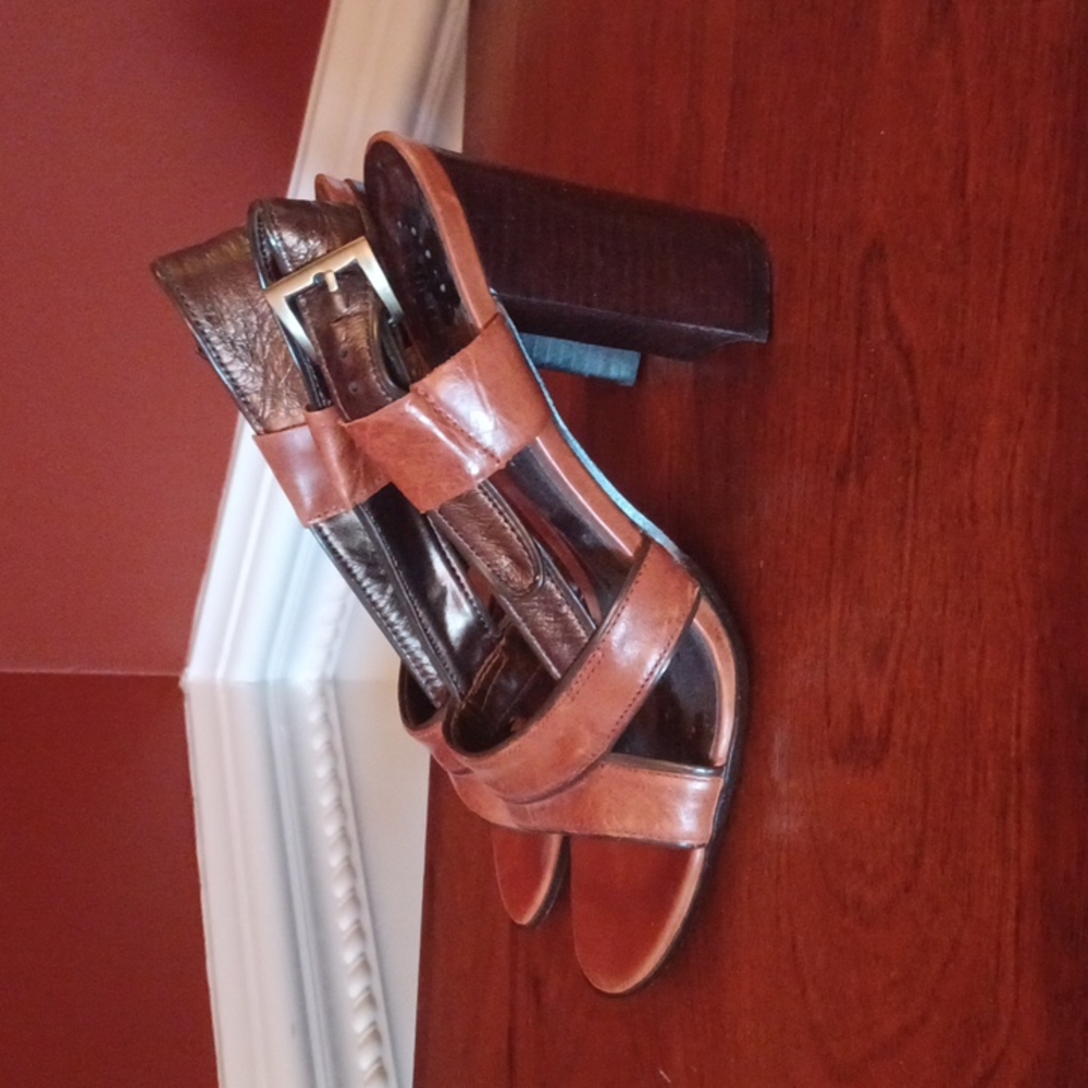 Nine West Leather Sandals/ Heels- US6